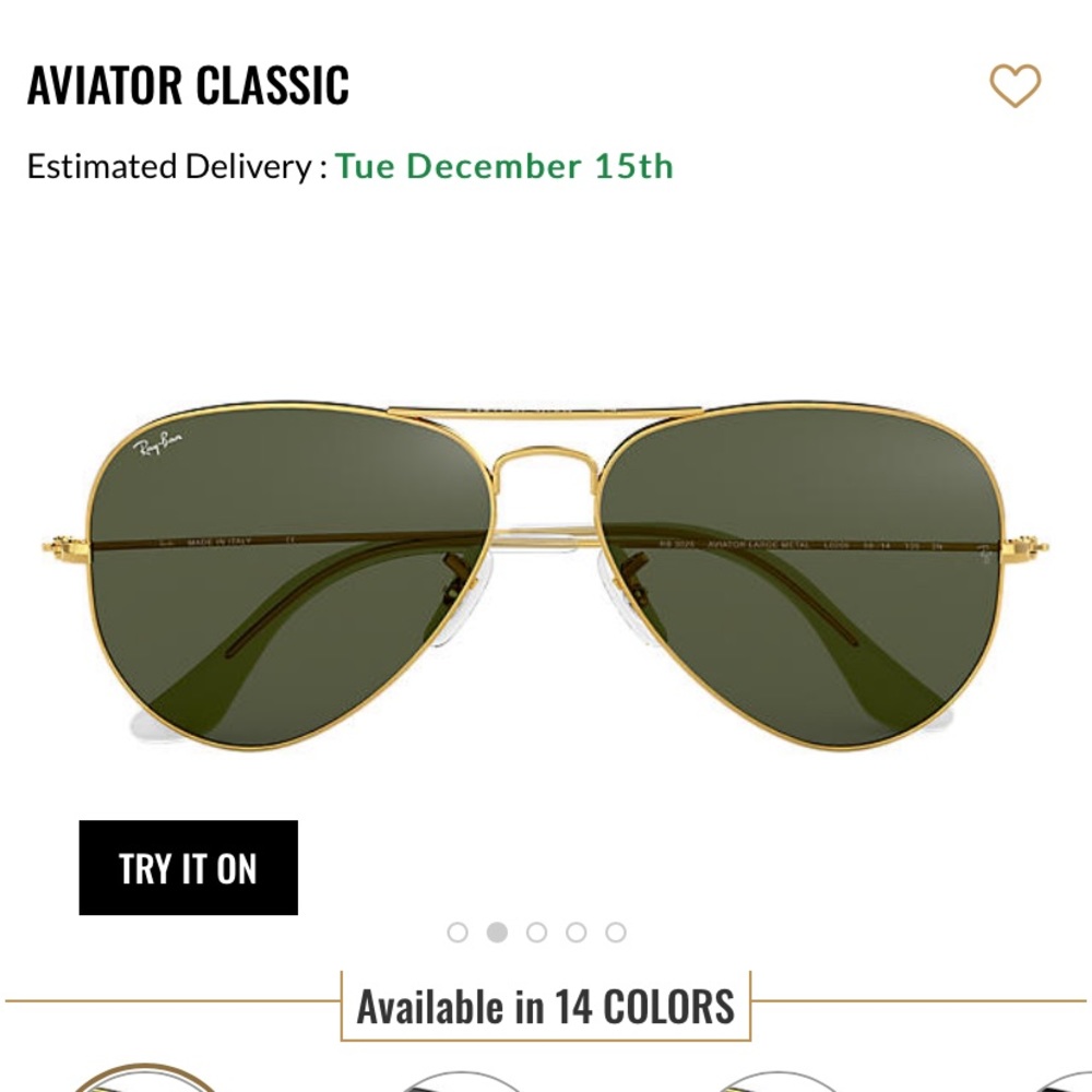 Polarized Ray Bans Aviator Classic